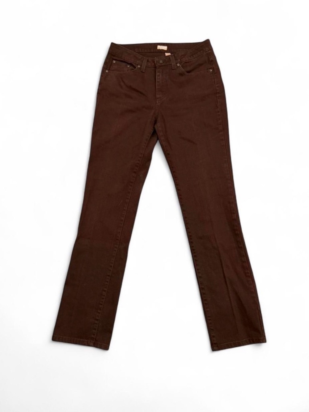 Canyon River Blues Women’s Straight-Leg Jeans in Dark Brown